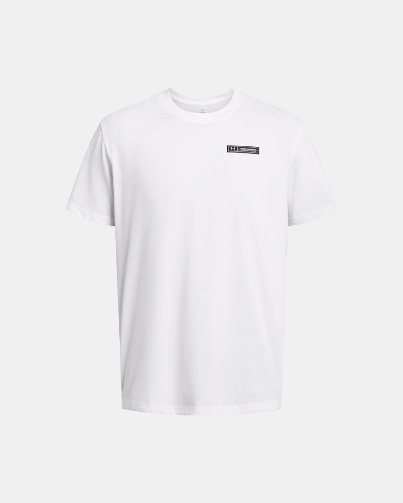Under Armour White Men's Armour Label T-Shirt for Men | Best Price UAE