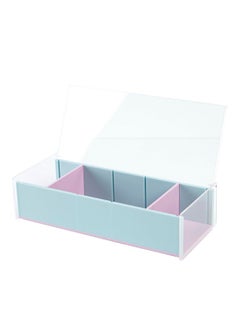 Erin Condren Compartment Storage Box - Pastel Acrylic - Organize And Store Featuring 4 Removable Dividers And 6 Grooves To Easily Configure - Reduce Clutter And Optimize Your Desk Space  - Image 2