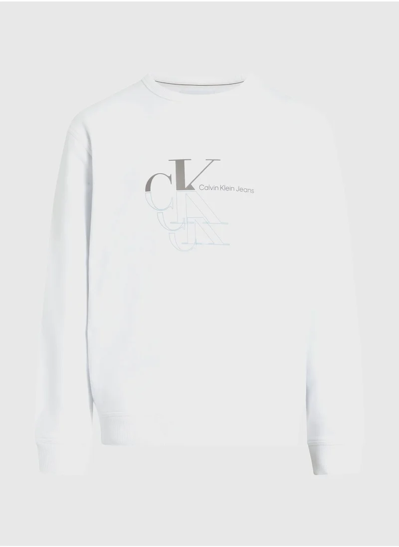 Calvin Klein Jeans Logo Crew Neck T-Shirt