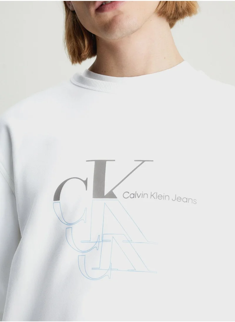 Calvin Klein Jeans Logo Crew Neck T-Shirt