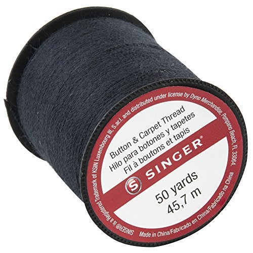 Singer 67110 Button & Carpet Sewing Thread, 50-Yards, Black, 3.80 x 1.50 x 2.50 inches - Image 3