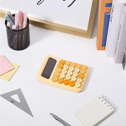 Mr. Pen- Mechanical Switch Calculator, 12 Digits, Large LCD Display, Orange Calculator Big Buttons - Image 5