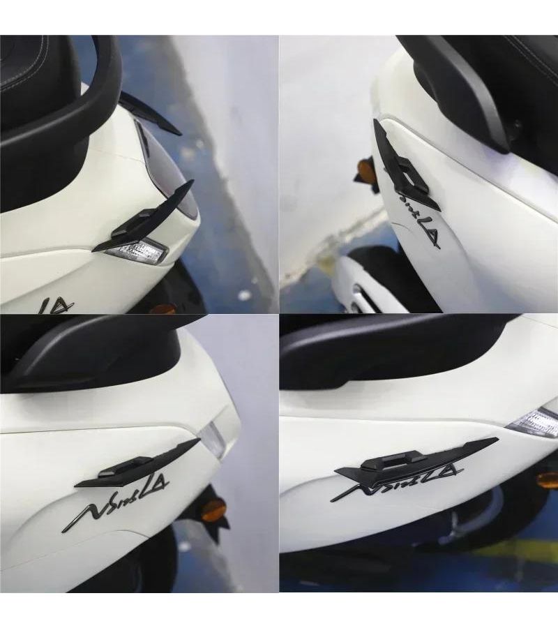 2Pcs Motorcycle Front Side Aerodynamic Winglets Spoiler Wing Set For 250SR - Image 5