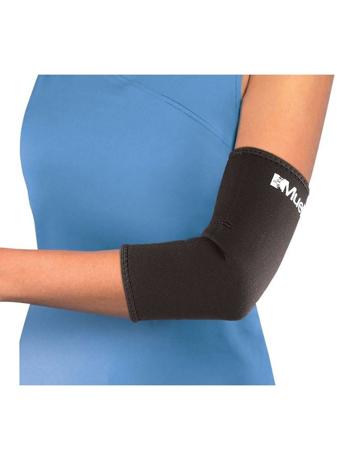 Mueller Neoprene Elbow Sleeve, Black, Medium - Image 1