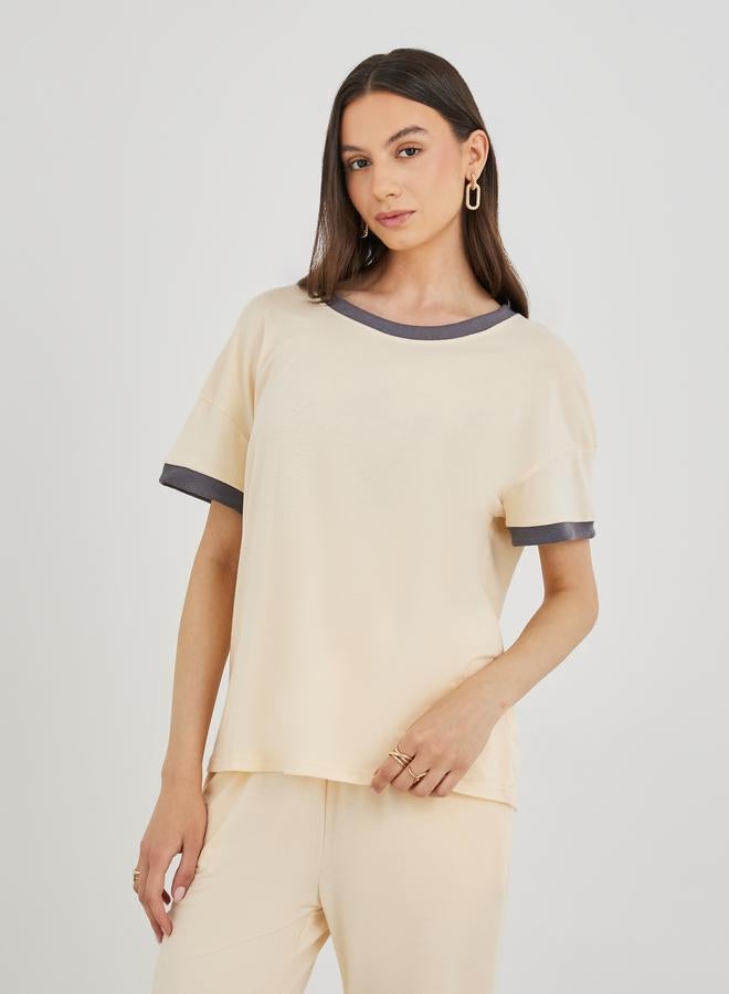 Take Two Loose Fit Short Sleeve T-Shirt and Pants Co-Ords