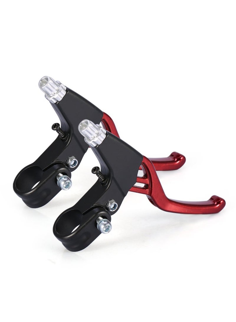 دوغي 1 زوج من قضبان الفرامل دراجة ، دراجة مقبض سبائك الألومنيوم العالمي ، ومناسبة للدراجات الجبلية ، دراجات الأطفال ، الدراجات للطي ، MTB BMX 2.2cm القطر ( الأحمر ) - Image 1