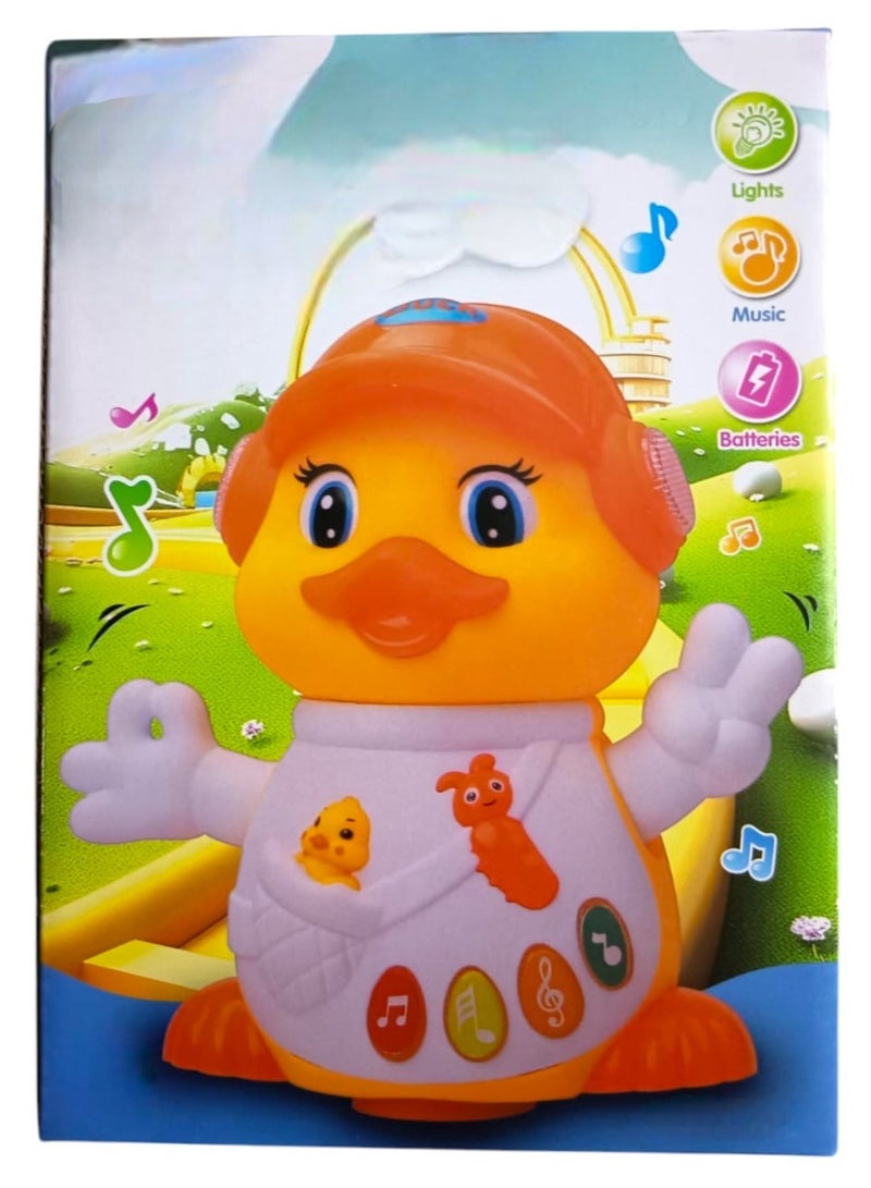 Toy Box Dancing Funny Duck Toy with Lights and Music For Kids - Image 4