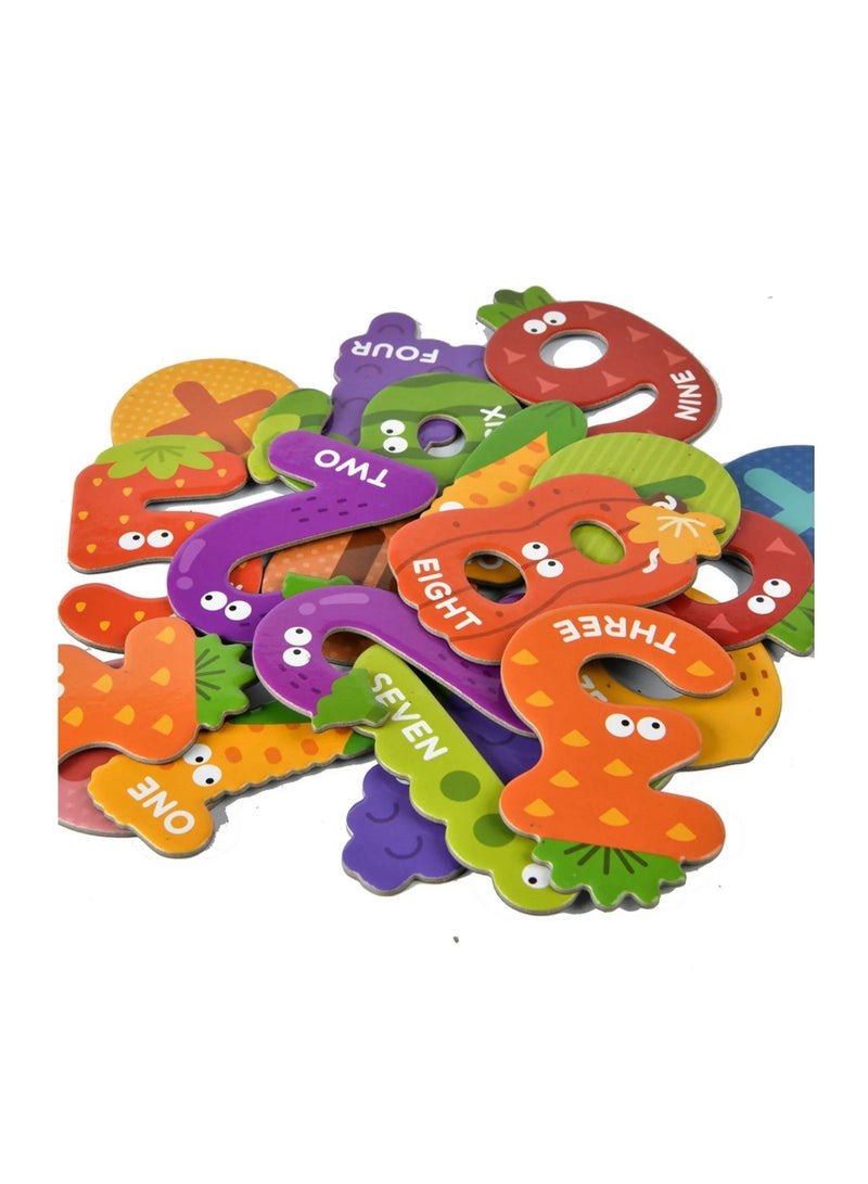 MiDeer Magnetic Numbers Set – 26 Pcs | Fruit & Vegetable-Themed Educational Number Magnets for Kids Ages 3+ | Math Symbols + 2 Sets of 0–9 | Early Counting & Number Recognition Toy - Image 4