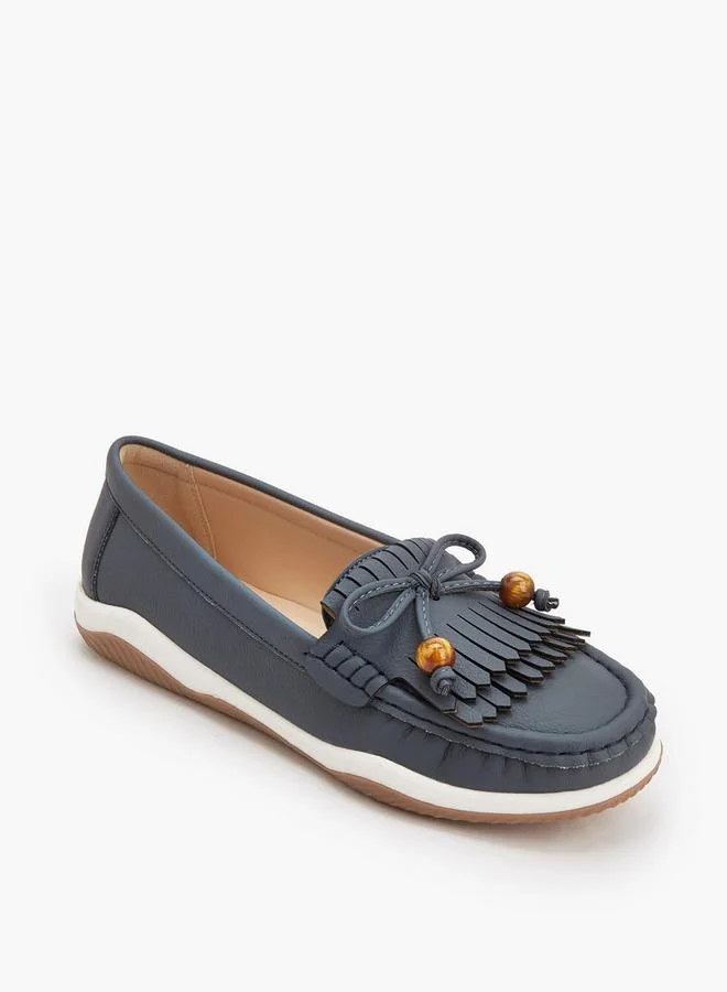 لو كونفورت Women Fringe Detail Loafers