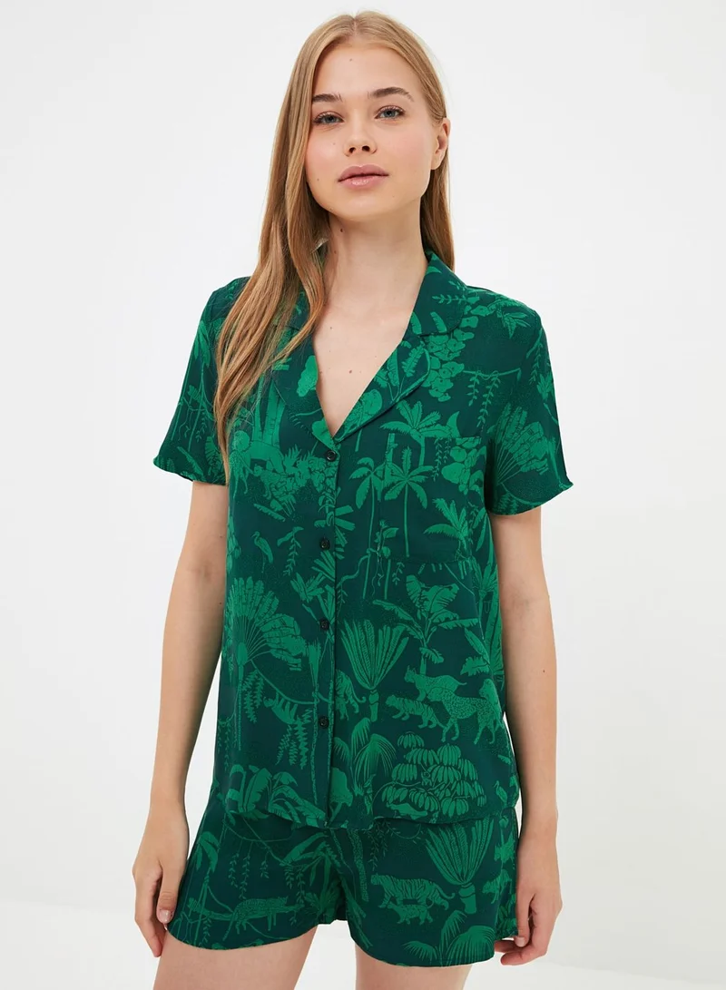 trendyol Printed Pyjama Set