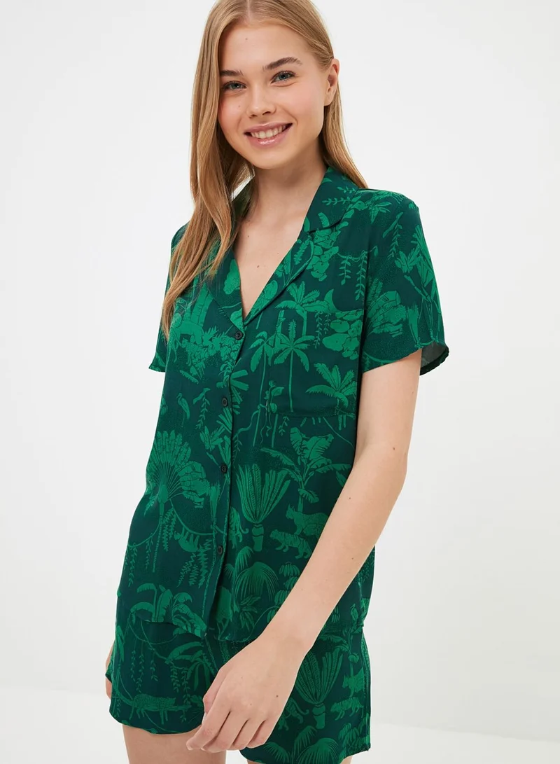 trendyol Printed Pyjama Set