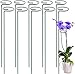 HiGift HiGift 10 Pack Plant Stakes and Supports, 18 inch Metal Flower Stakes for Potted Plant Indoor, Garden Stakes for Tall  - Image 2