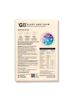 The Good Bug Sleep And Calm Super Gut Powder For Healthy Deep Sleep And Stress Relief 15 Days Pack Of 2  - Image 2