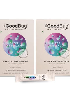 The Good Bug Sleep And Calm Super Gut Powder For Healthy Deep Sleep And Stress Relief 15 Days Pack Of 2  - Image 1