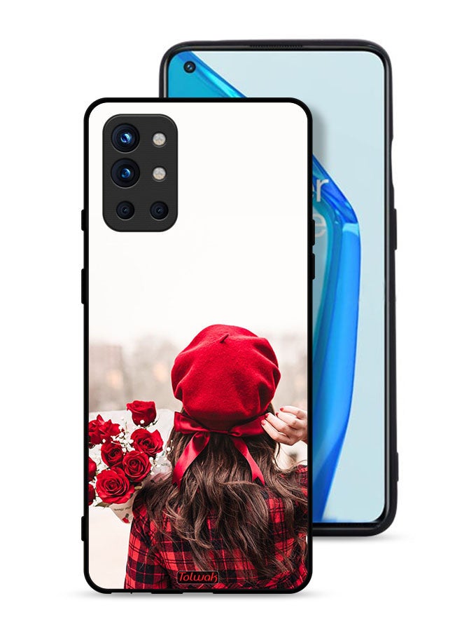 Tolwak OnePlus 9R 5G Protective Case Cover Holding Flowers - Image 1
