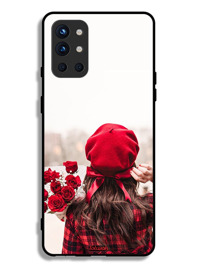 Tolwak OnePlus 9R 5G Protective Case Cover Holding Flowers - Image 2