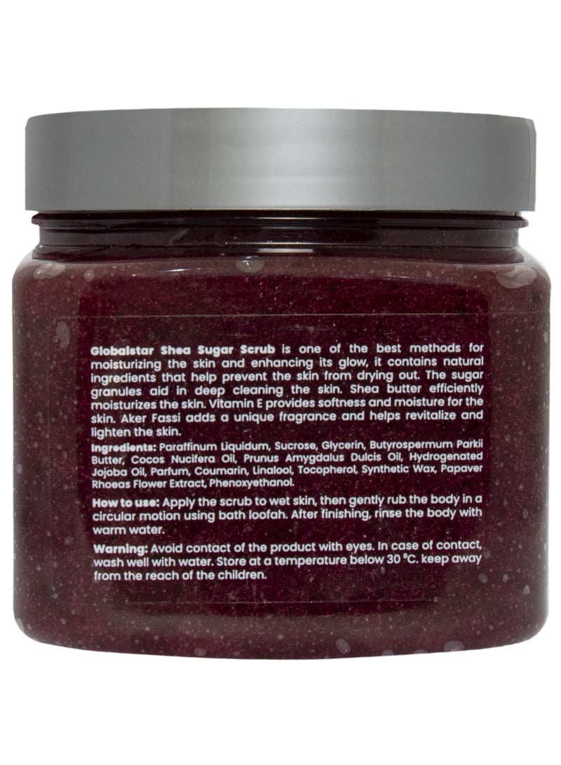globalstar Shea Sugar Scrub with Akar Alfassi 600ml - Image 2