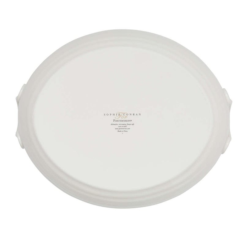 Portmeirion Sophie Conran Small Oval Casserole - 3.5 Pint, 9 Inch Fine Porcelain Bakeware Dish, Freezer to Oven to Table Cookware - Microwave & Dishwasher Safe - Image 5