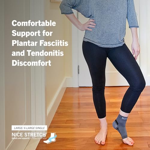 Brownmed Nice Stretch Plantar Fasciitis Sleeve - Compression Foot Sleeve for Arch & Heel Support- Large/X-Large - Image 2