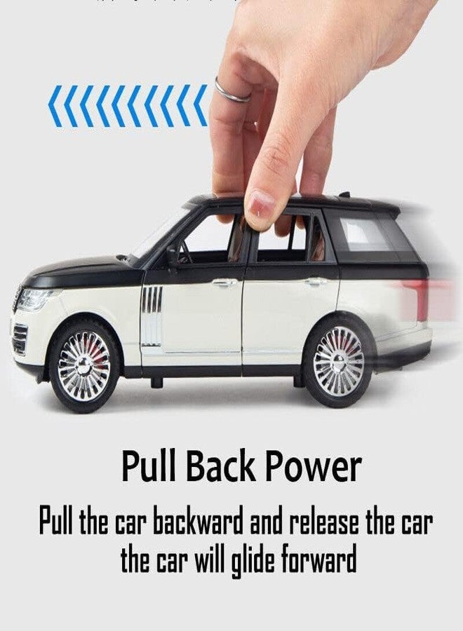 Sky Tech® Big Size Range Rover SUV Car 1:24 Scale Model Car Exclusive Alloy Metal Pull Back Die-cast Pullback Toy car Openable Doors & Light Music Best Gifts Toys Kids【Colors as Per Stock】 - Image 4