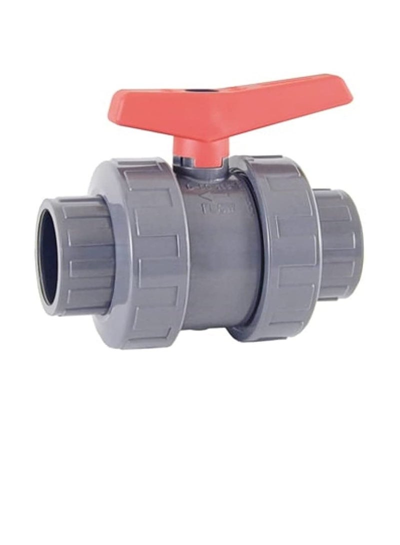Cepex PVC Heavy Duty Water Supply Pipe Fittings for Swimming Pool, Agriculture, Irrigation & Commercial Plumbing Use (75 MM, Union Ball Valve (Anti Block))  - Image 3