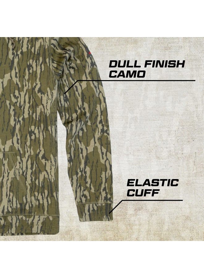 Mossy Oak Men's Camo Hunting Hoodies Vintage, Full Foliage - Image 4