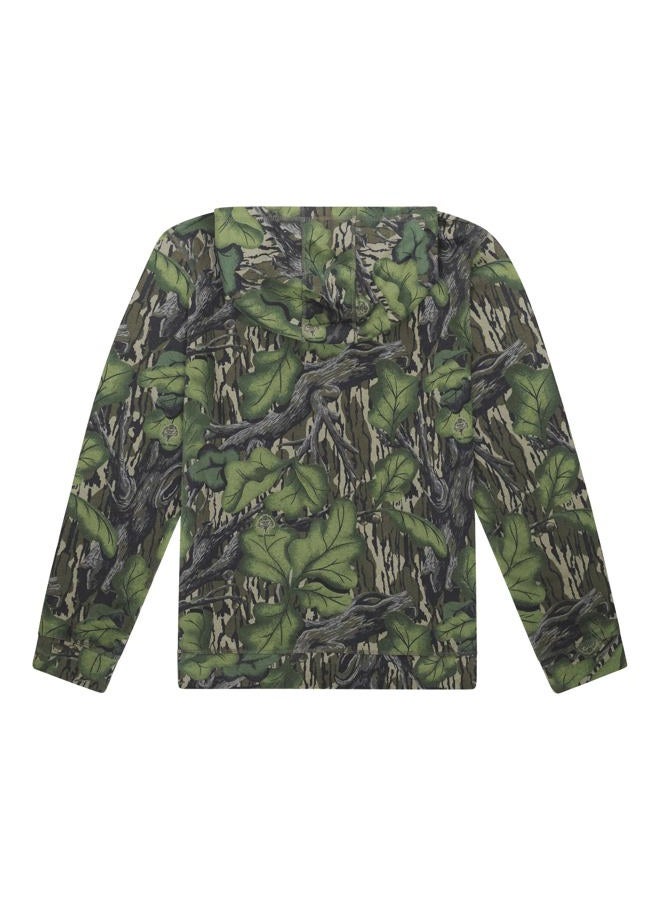 Mossy Oak Men's Camo Hunting Hoodies Vintage, Full Foliage - Image 2