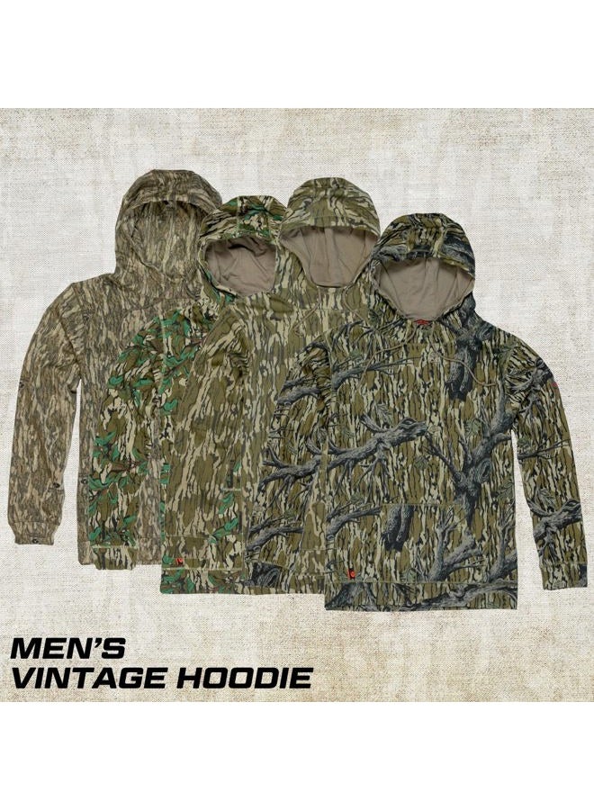 Mossy Oak Men's Camo Hunting Hoodies Vintage, Full Foliage - Image 3
