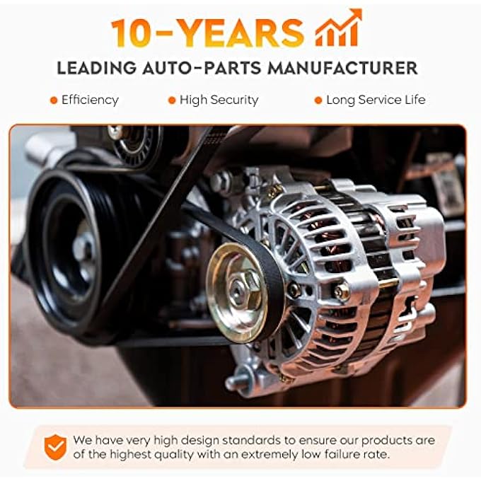 AEagle New Alternator for 5.4L Ford Expedition 2007 2008, Lincoln Navigator 2007 2008, AND0494 104210-5630 - Image 5
