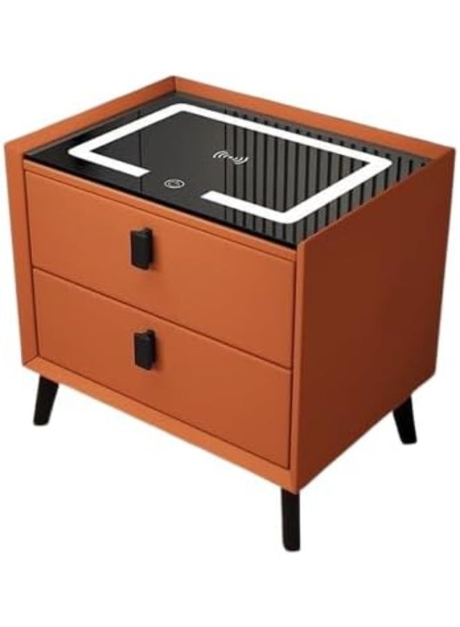 SUPAAR Small Bedside Table with Charging Station - Image 1