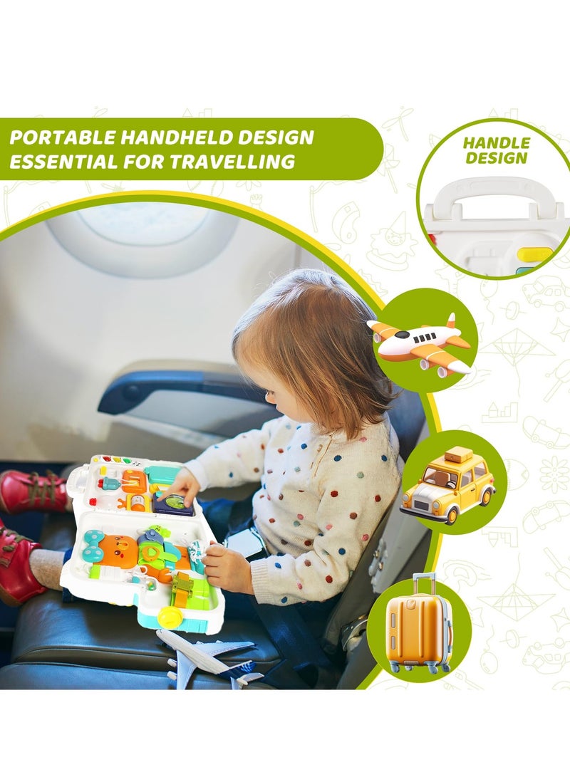 XiuWoo 81 in 1Montessori Toys, Baby busy board sensory toys for toddlers 1-3,BabyEducational Learning Toys12-18 months, Plane toys for toddlers Toys - Image 5