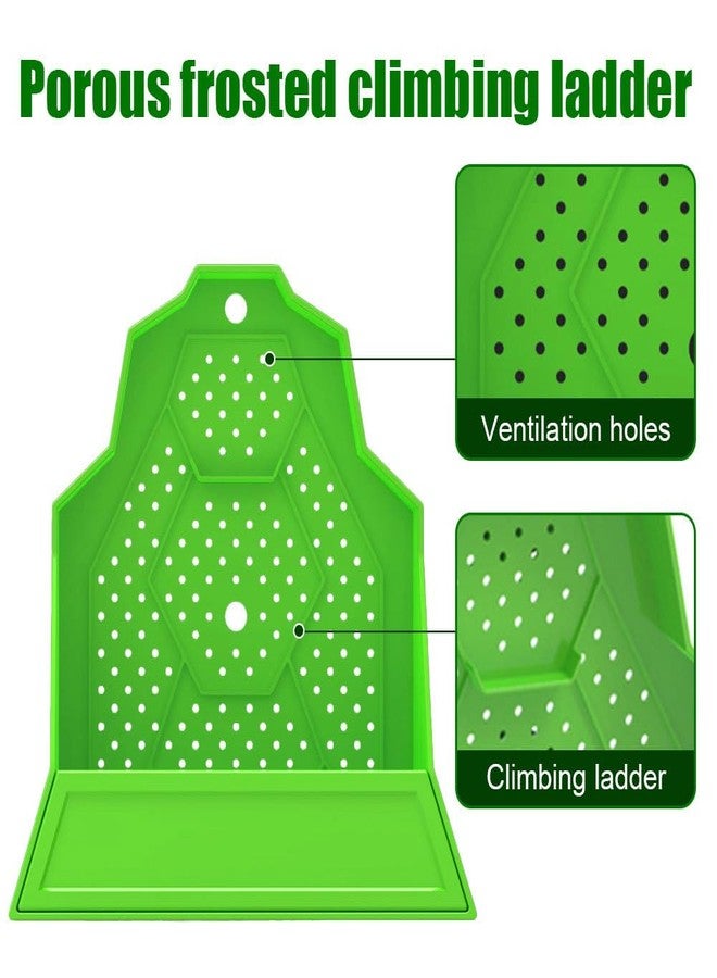 DONGKER Bearded Dragon Feeder,Anti-Escape Reptile Wall-Mounted Feeding Dish Adjustable Suction Cup Height for Lizard Bearded Dragon Gecko Frog - Image 2