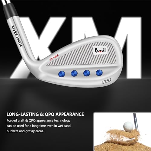 XINGGM Forged Golf Wedge Set for Men or Individual 48505254565860 Degree Gap Wedge Sand Wedge for Men Right HandMilled Face for More Spin Silver 525660 Degrees Set - Image 3