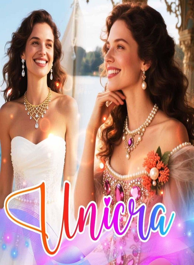 Unicra Rhinestone Gold Indian Jewelry Sets Wedding Bollywood Necklace Earrings Forehead Chain Set Formal Prom Costume Jewelry Set for Women and Brides (Gold) - Image 5