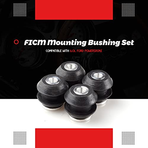 Whautole FICM Mounting Bushing Set,ATS604N,Compatible with 6.0L Ford Powersroke.(4pack) - Image 2