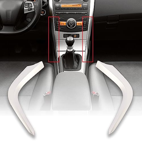 Getfarway شريط تغطية لوحة القيادة الجانبية اليسرى واليمنى Getfarway 55432-02220 55433-02140 متوافق مع تويوتا كورولا 2010 2011 2012 2013 - Image 1