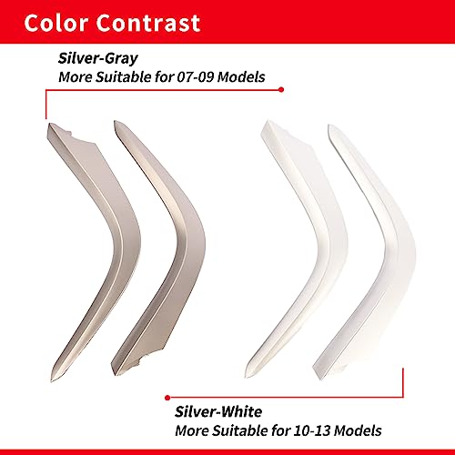Getfarway شريط تغطية لوحة القيادة الجانبية اليسرى واليمنى Getfarway 55432-02220 55433-02140 متوافق مع تويوتا كورولا 2010 2011 2012 2013 - Image 3