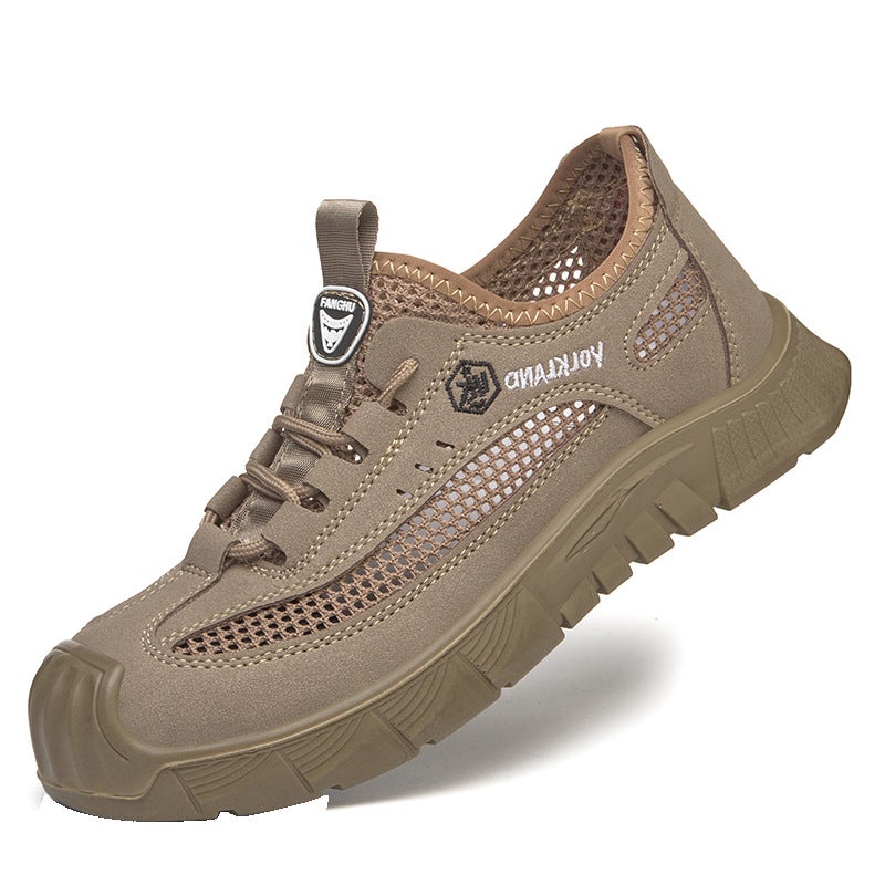 Zudun Summer Breathable Safety Shoes Men's Lightweight Plastic Steel Toe - Image 5