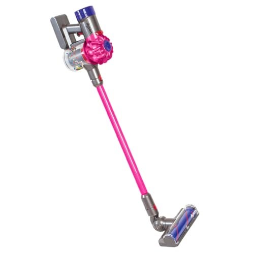 Casdon Dyson Cordless Vacuum Pink Interactive Officially Licensed Toy Dyson Vacuum For Children Aged 3 Realistic RolePlay Fun - Image 1