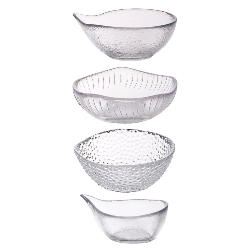 8 pcs Mini Glass Dishes Small Dipping Bowls Dessert Bowl Tapas Bowls for Restaurant - Image 4