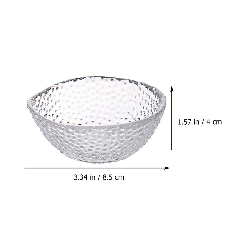 8 pcs Mini Glass Dishes Small Dipping Bowls Dessert Bowl Tapas Bowls for Restaurant - Image 2