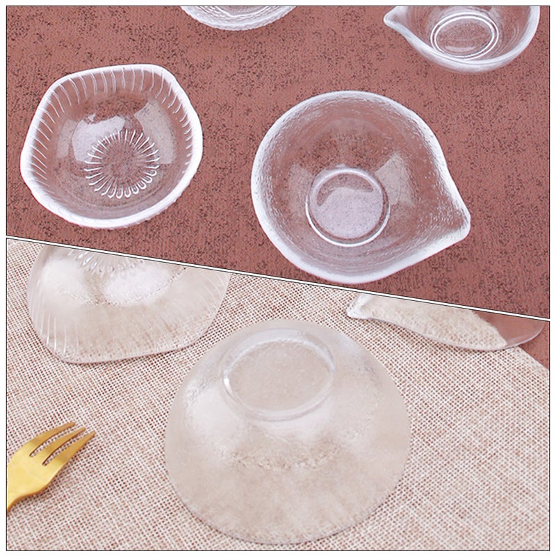 8 pcs Mini Glass Dishes Small Dipping Bowls Dessert Bowl Tapas Bowls for Restaurant - Image 5