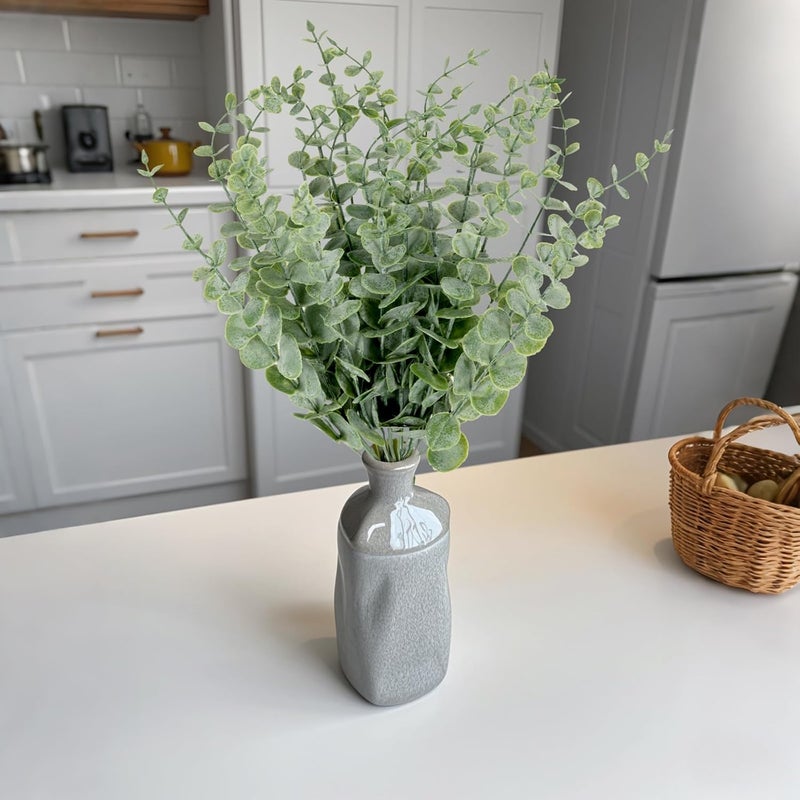 LYRWI 20pcs Eucalyptus Stems Artificial Eucalyptus Leaves Stems Artificial Fake Flowers for Home Office Flowers Bouquet Centerpiece Wedding Decoration Christmas Decor 2025 - Image 4
