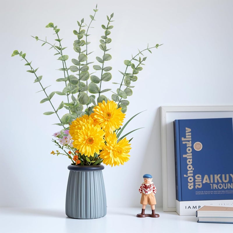 LYRWI 20pcs Eucalyptus Stems Artificial Eucalyptus Leaves Stems Artificial Fake Flowers for Home Office Flowers Bouquet Centerpiece Wedding Decoration Christmas Decor 2025 - Image 2
