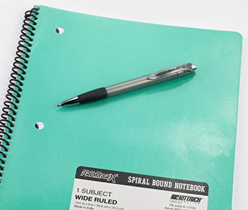 Promarx Megabold Retractable Ballpoint Pens with Comfort Grip, 1.6 mm, Black, 3 Count - Image 4