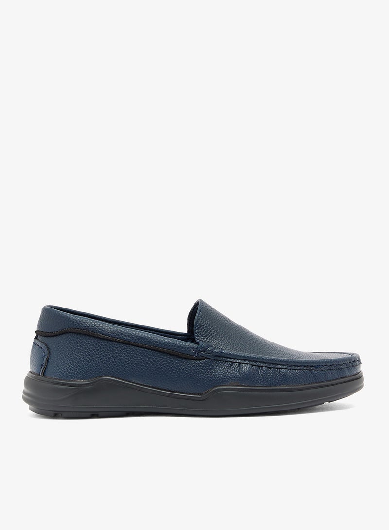Robert Wood Textured Driving Loafers - Image 1