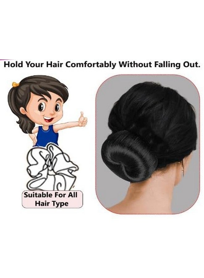 PALMATE Hair Donuts, Black (Pack Of 3) - Image 3