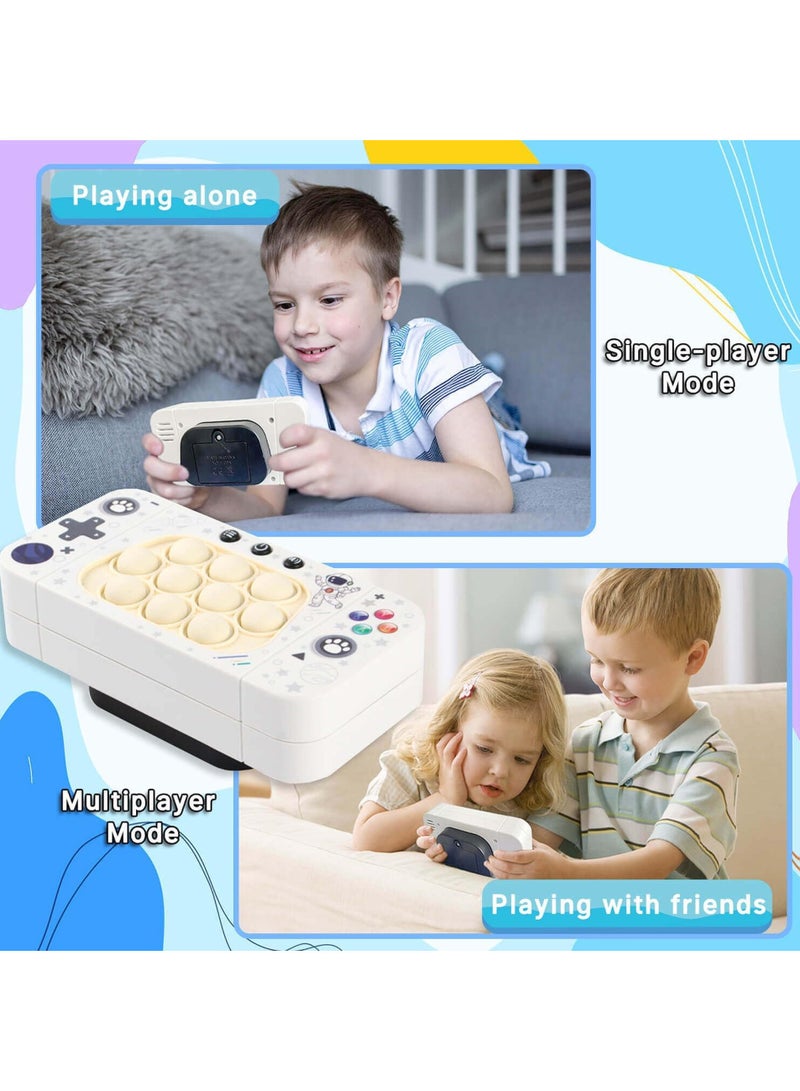 Fast Push Handheld Game, Pop Light Up Game Toy Upgrade 2, Gently Push to Close Lit Bubbles, Pop It, Finger Sensory Toy Birthday Gift for Kids Boys  Girls Teens 6  Older - Image 4