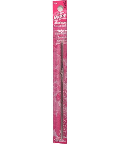 Susan Bates 5-1/2-Inch Silvalume Aluminum Crochet Hook, 5.5mm, Red - Image 4
