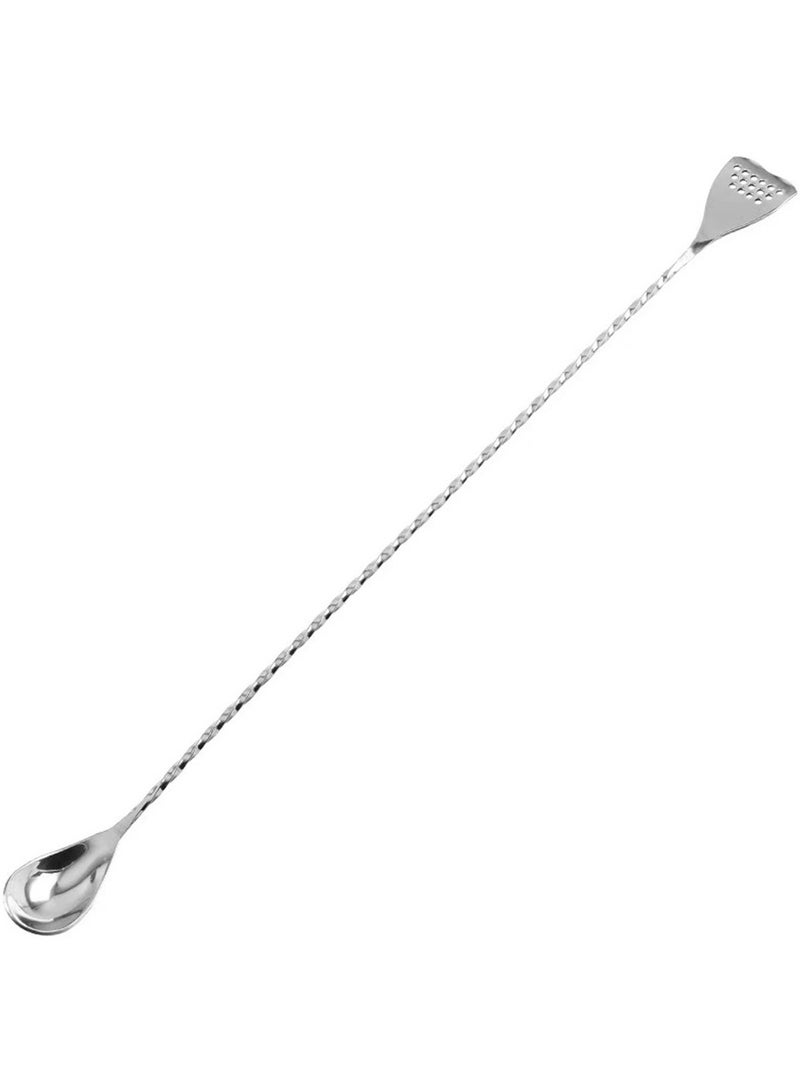 Stainless Steel Spiral Handle Spoon Mixing Spoon Drink Shaker Muddler Stirrer Kitchen Accessories  - Image 2